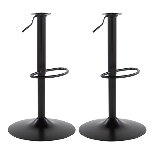 Adjustable Base With Adapter - Oval Footrest- Set Of 2